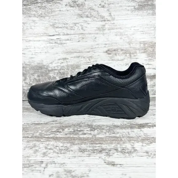 Men's Brooks Addiction Walker Black Walking Shoes Sz 11 2E (Wide) Athletic Gym - Picture 3 of 9